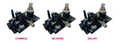 REVERB DELAY CHORUS Guitar Effect Pedal Module 3 Combo