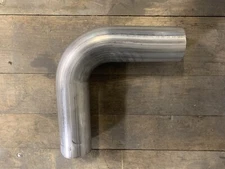 3.5” 304 Stainless Exhaust 90 Degree Elbow Free Shipping!