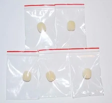 5 PCS Mini Beige Foam Covers Windscreen Windshield for Headset Lapel Microphones