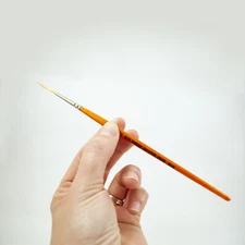 Alan Johnson Signature Pinstriping Paint Brush by Andrew Mack Sizes 4/0, 2/0 & 1