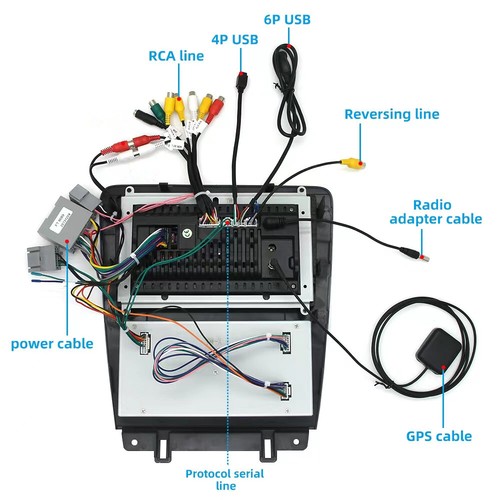 9'' Android Stereo Radio 4+32GB GPS Navigation For Ford Mustang 2010-14 Carplay - Picture 6 of 24