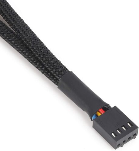 Aypzuke 3 Pack Computer PC PWM Fan Splitter Cable 1 to 2 (4 Pin+3 Pin) - Picture 2 of 7