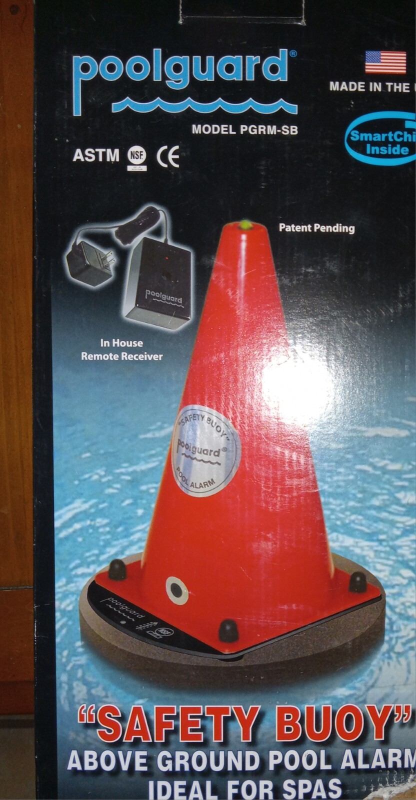 Poolguard Model PGRMSB Above Ground Swimming Pool Safety Buoy Alarm