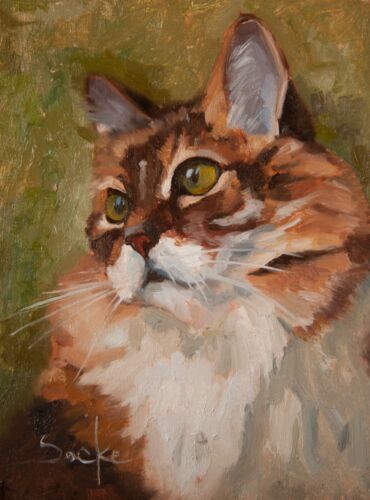 Deposit - CUSTOM PET PORTRAIT : Hand painted oil on canvas portrait of your pet - Picture 1 of 7