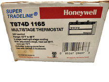 HONEYWELL T874A 1463 MULTISTAGE THERMOSTAT | 42F - 88F RANGE | 24V | 2 STAGE