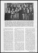 1939 Montana Hardware Store Owners Dressed Up As Cowboys Photo Vintage Print Ad