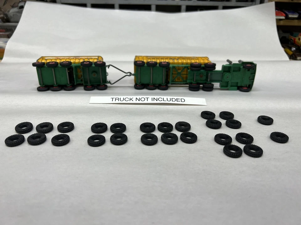 VINTAGE MATCHBOX LESNEY KING SIZE K-16 DODGE TRACTOR TRUCK (TIRES ONLY) - Image 3 of 4