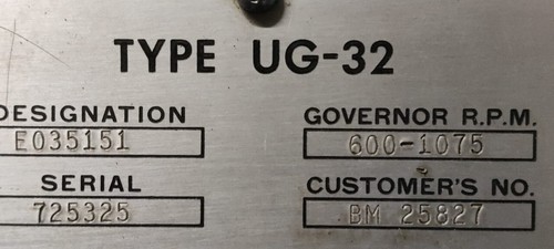 Woodward UG-32 Governor - Picture 2 of 2