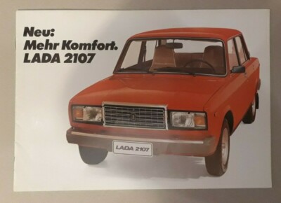 Lada 2107 Saloon Brochure 1983
