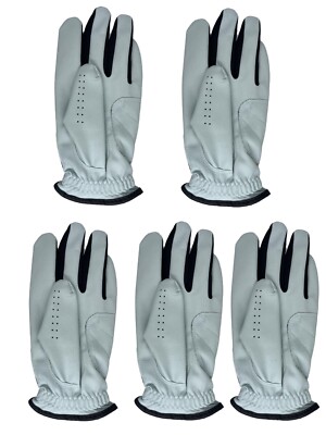 All Weather Lite Blue Golf Gloves - 5 Pack  (Left and Right Hand)
