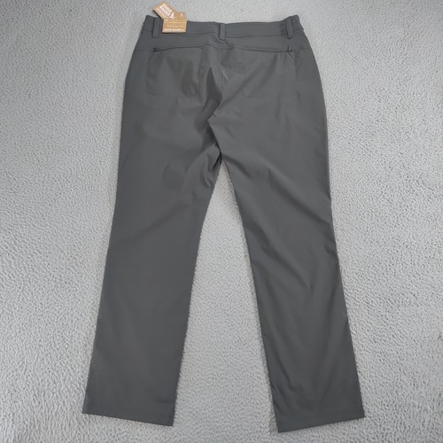 Eddie Bauer Pant Women 14 Gray Sightscape Horizon Convertible RollUp Hiking NEW - Picture 2 of 22