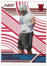 2016 Panini Clear Vision Rookies RC Red Level 2 /49 #153 A'Shawn Robinson Lions