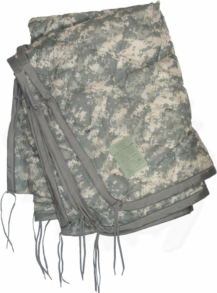 USGI Military Wet Weather Poncho Liner / Woobie ACU 