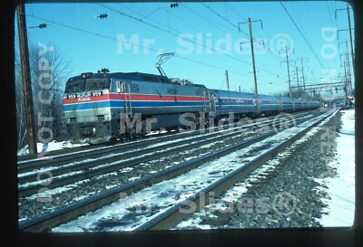 Original Dia Amtrak Matched Paint E60C 959 Action in 1980