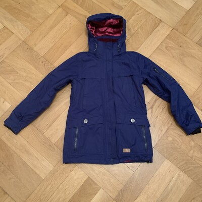 Skijacke Damen Trespass Gr.S Blau 5000mm Waterproof