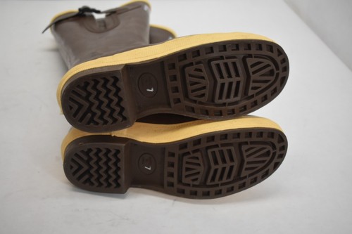Xtratuf Fishing Watertight Latex Neoprene Slip Resistant Traction 15" Brown Sz 7 - Picture 8 of 9