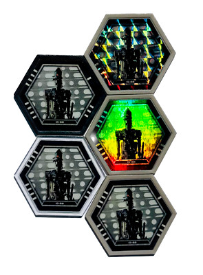 Topps Star Wars Galactic Connexions IG-88 Clear Black Pattern Foil Grey You Pick