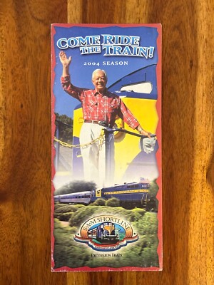 SAM Shortline Excursion Train Travel Brochure Jimmy Carter Southwest GA 2004