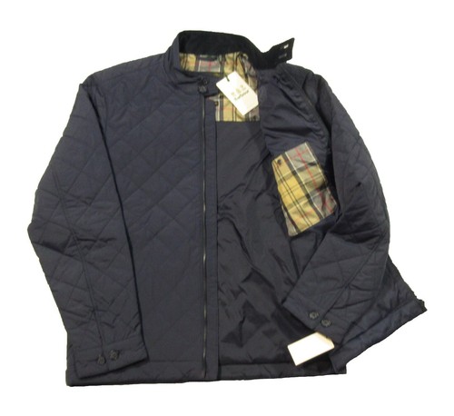 Navy Korrin Quilted Full Zip Jacket | eBay