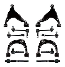 12 New Pc Suspension Control Arms Tie Rod Ends Sway Bars Kit for GX470 4Runner