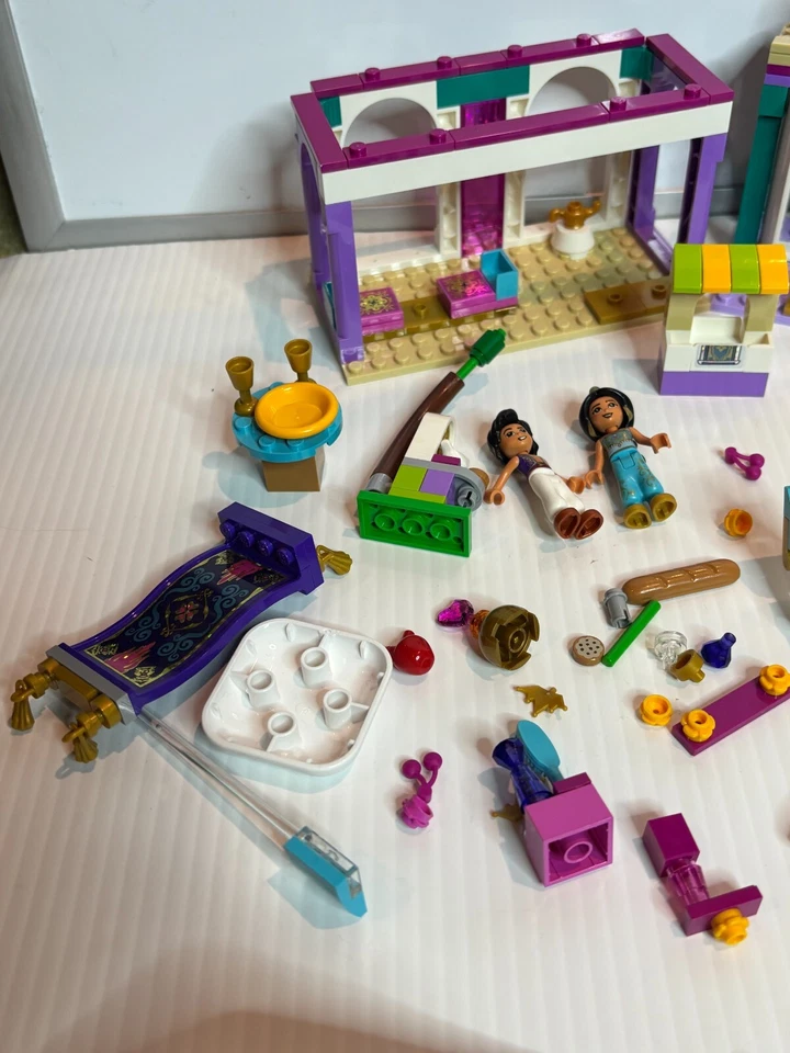 Lote LEGO Disney Princess 41161 41158 Aladdin Jasmine's Palace Adventures Paquete Foto 4 de 4
