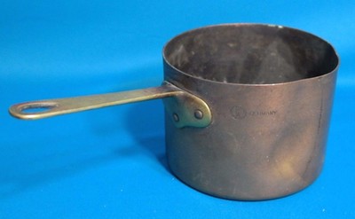 Christian Wagner Germany 5'' Copper Pot/Saucepan w/ Brass Handle