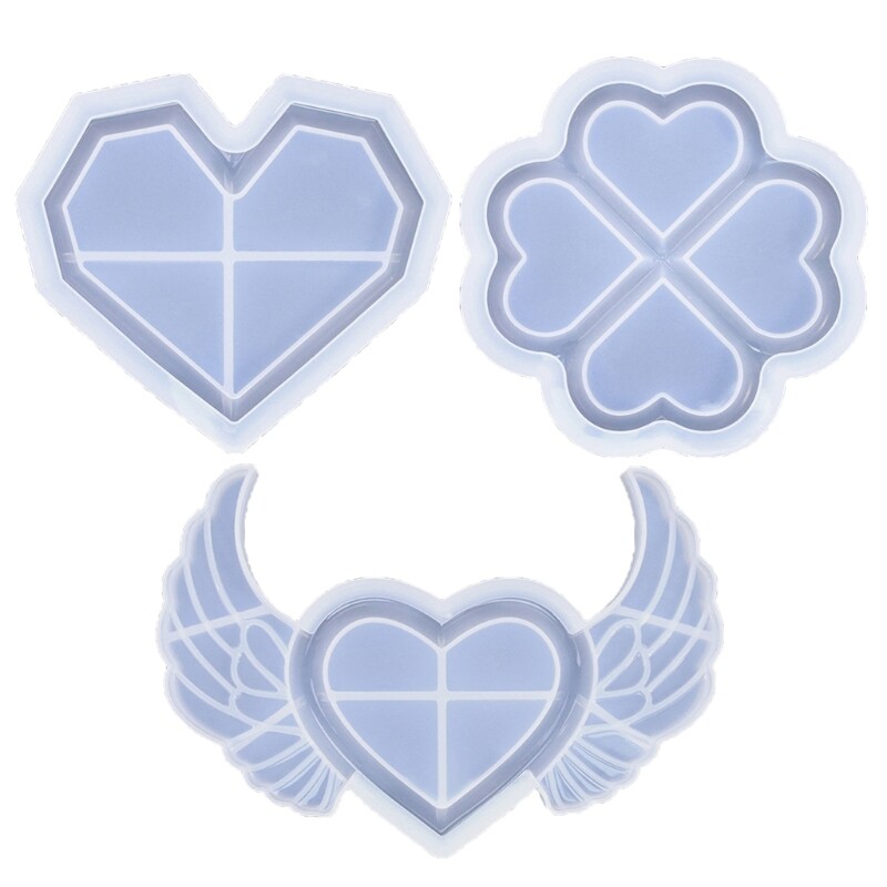 Heart Shaped Silicone Molds for Resin Dishes & Plates