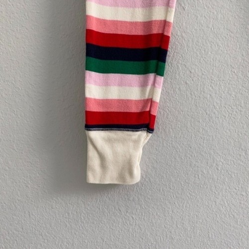 Gap Kids Red Green Stripe Bottoms Snug Fitting Sleep Pajama Pants 12 - Picture 5 of 9