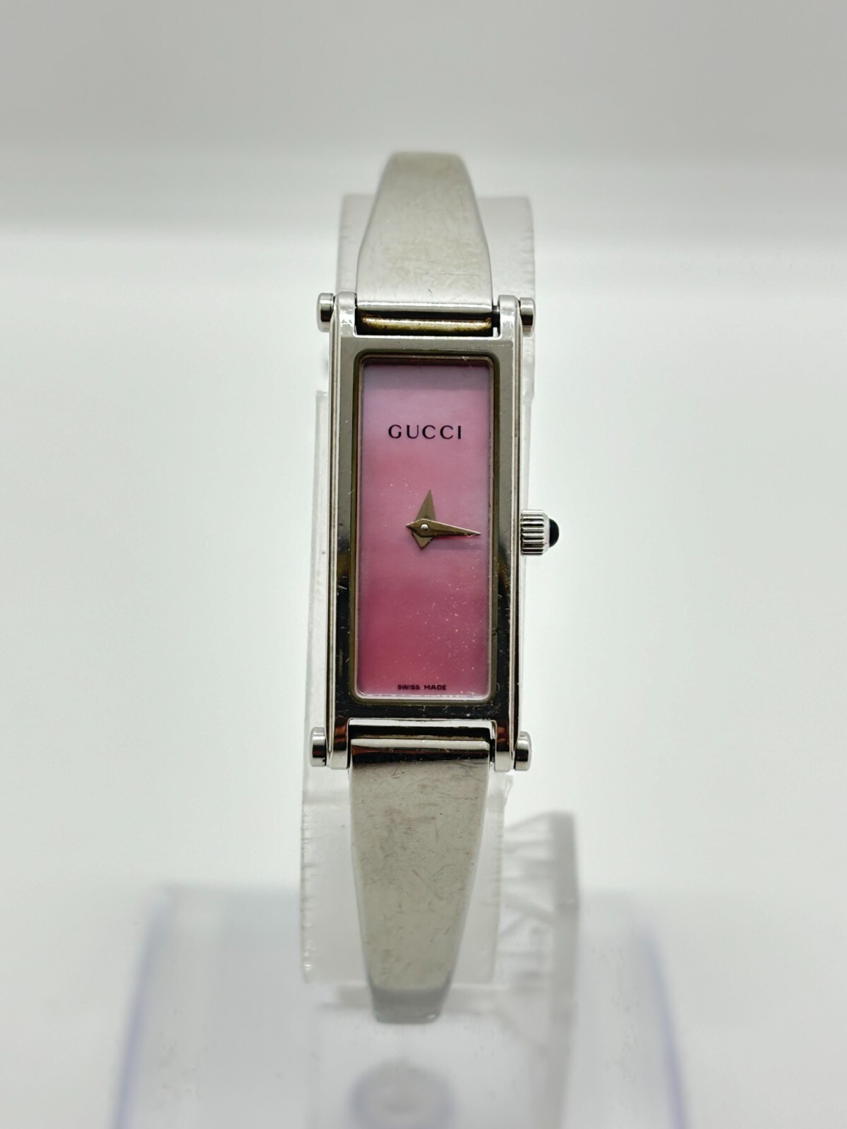 Gucci 1500L Pink Dial Quartz Ladies Watch Preowned Excellent Condition