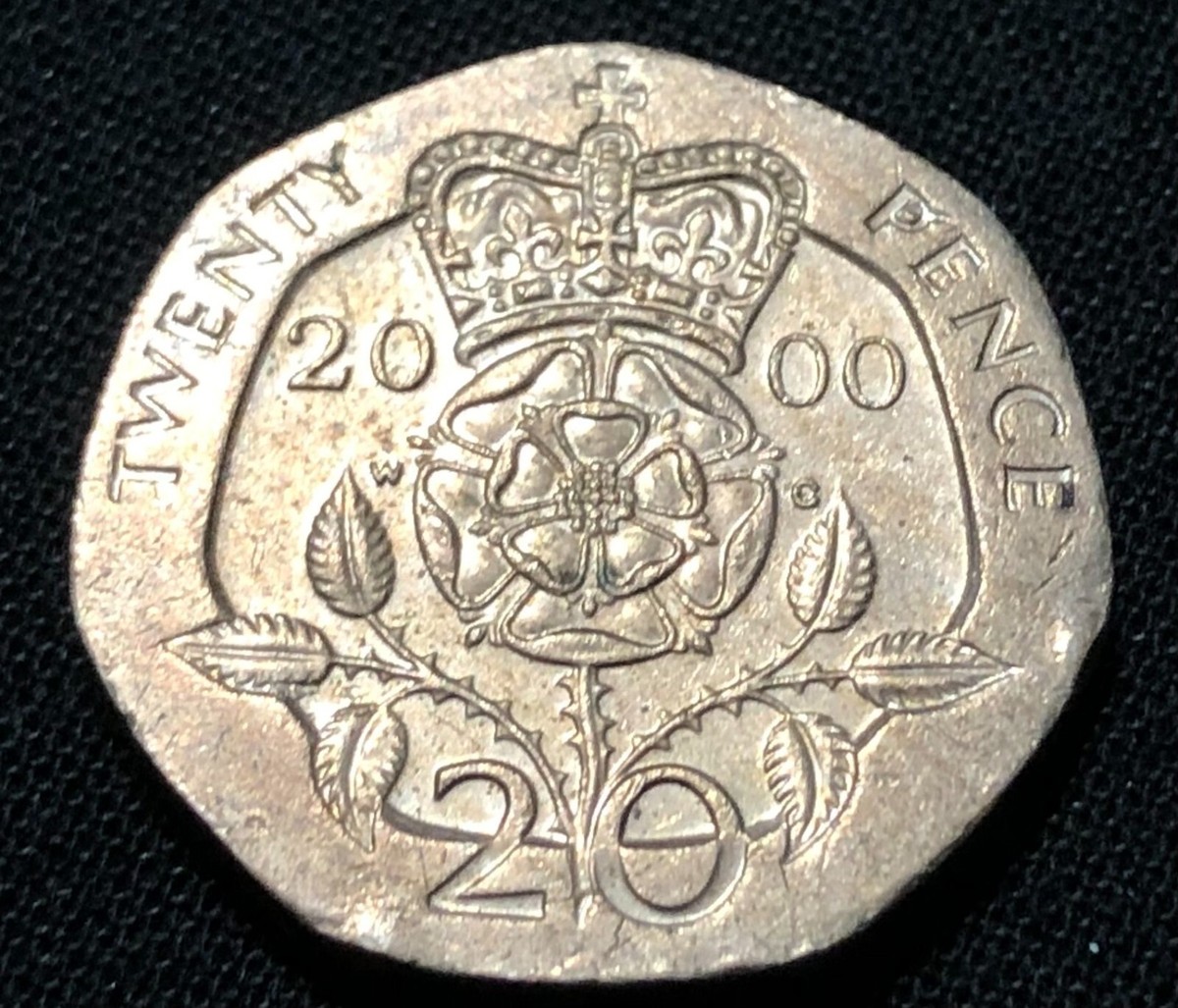 定10万Deuxieme Classe 購入queene and belle Great Britain 20 Pence 2000. World Coin. Queen Elizabeth the 2nd