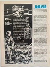 Evan Williams Kentucky's 1st Distiller Vintage 1983 Print Ad