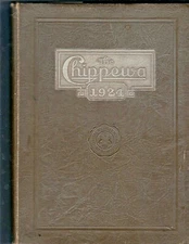 1924 "Chippewa" - Central Mich. Yearbook - Mt. Pleasant, Mich.-NAMES IN LISTING+