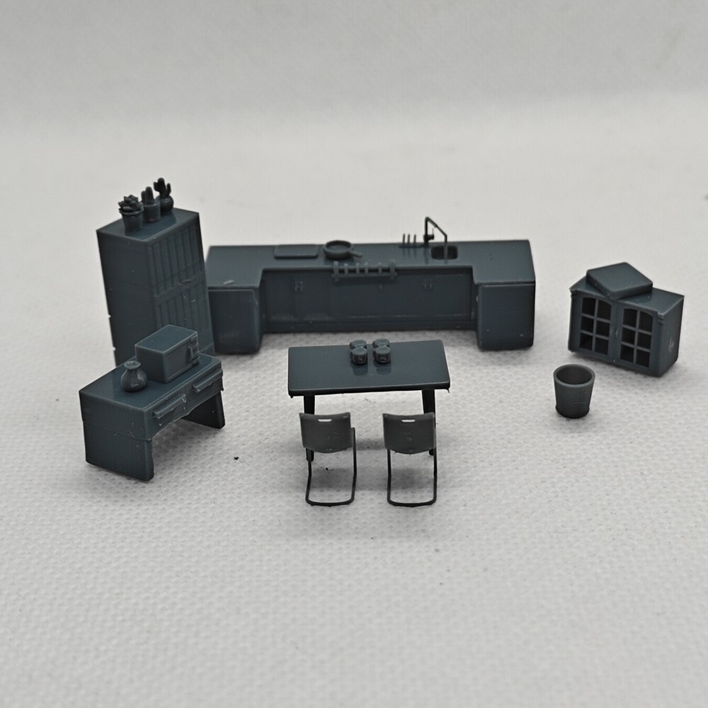 LYTS87012 1/87 HO Scale Scenery Simulated Kitchen And Dining Table ...