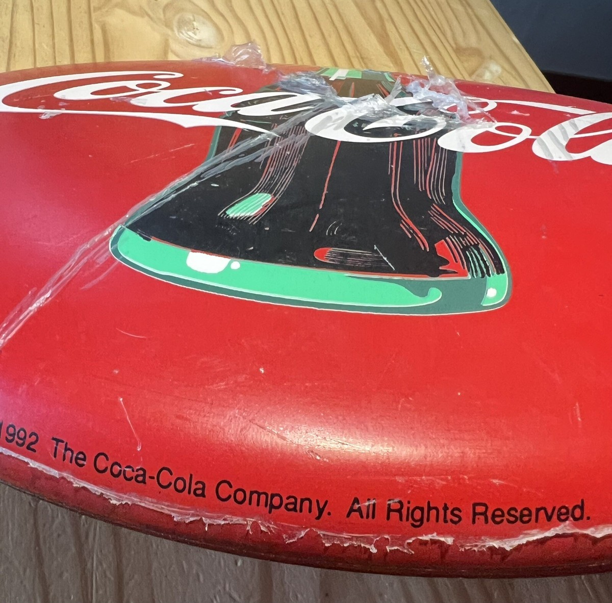 1992 Coca Cola Round Metal Sign Plate 16” | eBay
