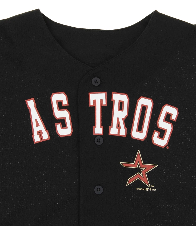 Camiseta deportiva de béisbol vintage Mighty Mac Houston Astros MLB niños pequeños, negra Foto 2 de 2