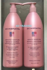 (2-Pk) BIO KERATIN ~ Botanical KERATIN MOISTURE REPAIR SHAMPOO + CONDITIONER