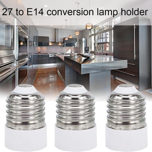 Lampenfassung Adapter E27 auf E14 Fassung Stecker Glühbirne Konverter/Lampe-20🌿