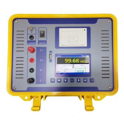 Transformer Winding Resistance Tester 10A DC Resistance Tester Resolution 1μΩ