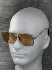 VTG Gold Tone Aviator Pilot Double Bridge Metal Eyeglasses Frames Only Cosplay