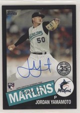 2020 Topps 1985 Baseball Black 33/199 Jordan Yamamoto #85A-JY Auto s3g