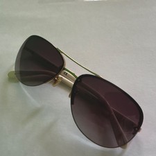 KATE SPADE NY BERYL/S Aviator Sunglasses Gold flake Metal Brown Tinted