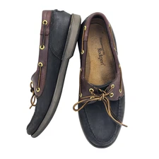 Rockport Boat Shoes Mens 9M Moccasins Leather Moc Toe Non Slip Nautical M5108