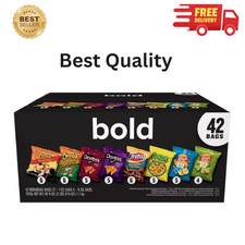 Frito Lay Bold Mix Variety Pack Mega Size 42 Count Chips Snack Box