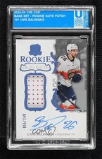2023-24 Upper Deck The Cup Rookie 55/249 Uvis Balinskis #191 Patch Auto 12wc
