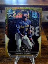 🔥2023 Bowman Chrome - Prospects Jackson Chourio #BCP-246 Gold Shimmer /50 🪙🔥