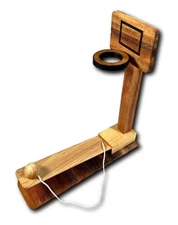 Basketball Toss Wooden Game | Fun Tabletop Game and Time Waster