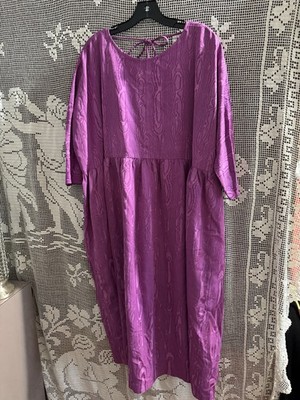 Rachel Comey Magenta Moire Oust Dress Xs/S