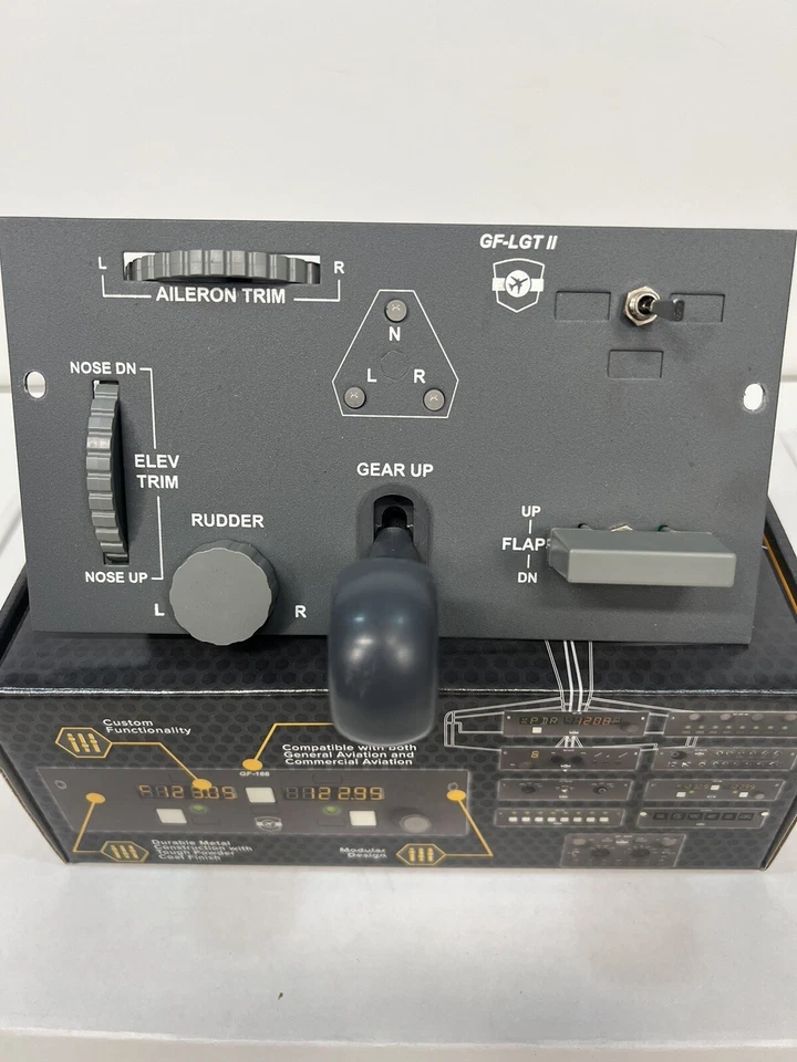 GoFlight GF-LGT II Landing Gear Module Flight Simulator Controller NEW OLD STOCK - Image 3 of 4