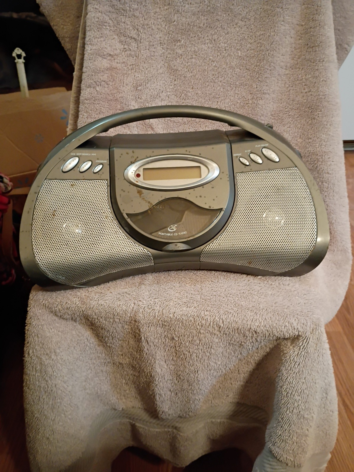 Boombox With Am/fm Radio - Gray Bcd2306dp