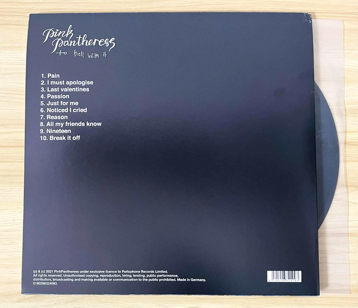 PinkPantheress / To Hell With It 2022 RSD Limited LP Parlophone
